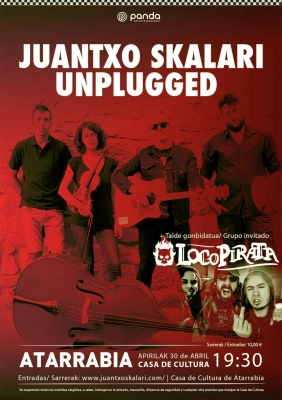 Conciertos a la vista!!! Juantxo Skalari Unplugged 30 abril en  Atarrabia (Nafarroa)